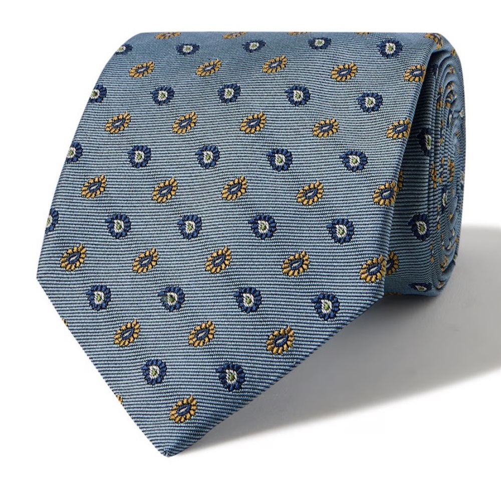 Beautiful Etro Silk Tie with paisley motif